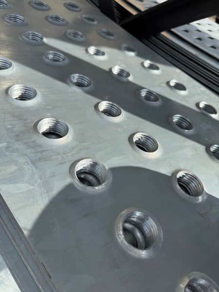 Лист перфорований оцинкований 500х2000 мм 0013 фото